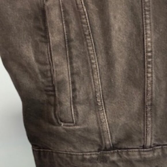 Free People Distressed Jean Jacket * XL * We The Free - Picture 5 of 13